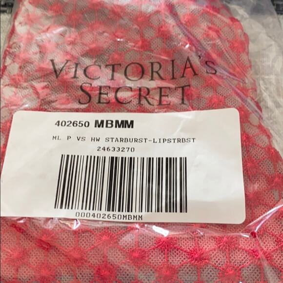 Victoria's Secret Red Embroidered LUXE LINGERIE - Picture 4 of 7